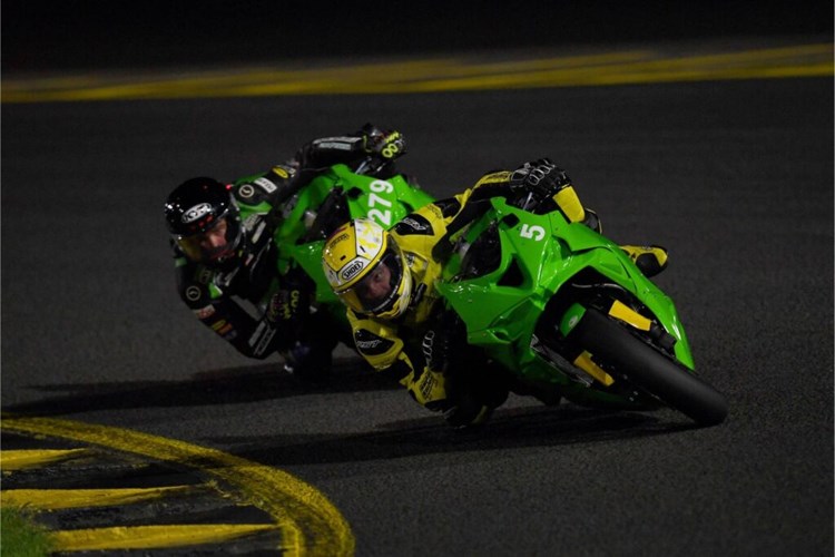 Kawasaki BCperformance Racing Team duo Olly Simpson and Hayden Nelson. Image: Russell Colvin